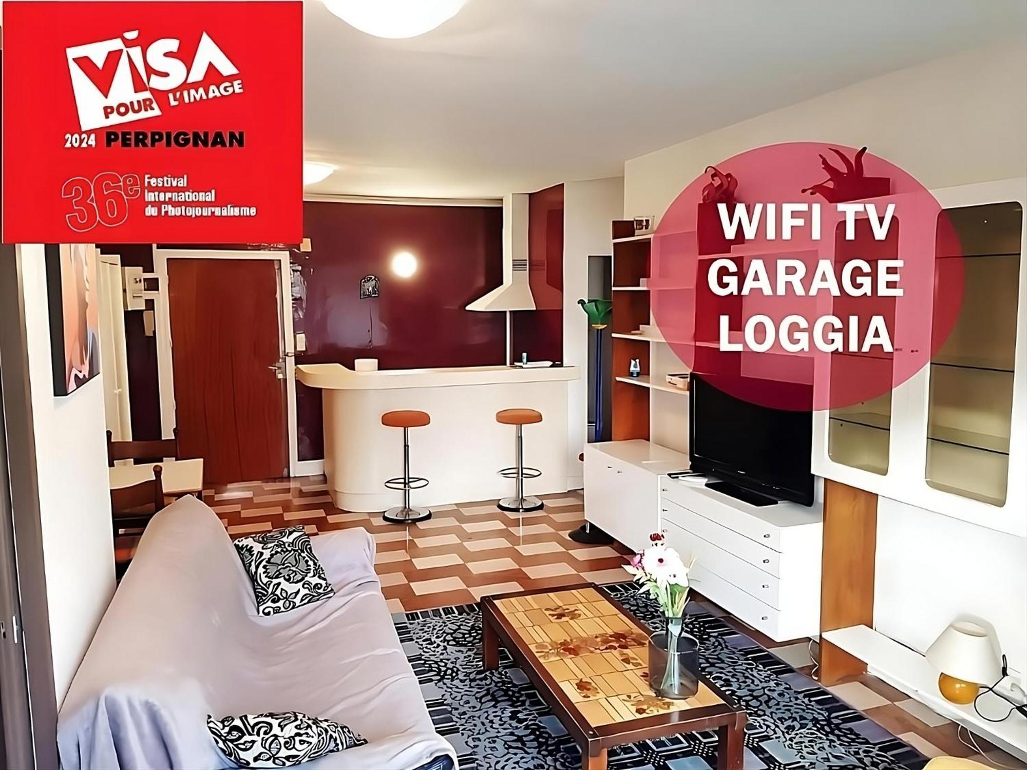 IDEAL Home - Centre ville - 2 chambres&Loggia&Garage Perpignano Esterno foto